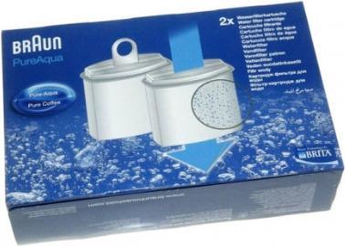 Braun filter waterfilter 2st antikalk filter koffiezetapparaat koffiezetter anti kalk origineel