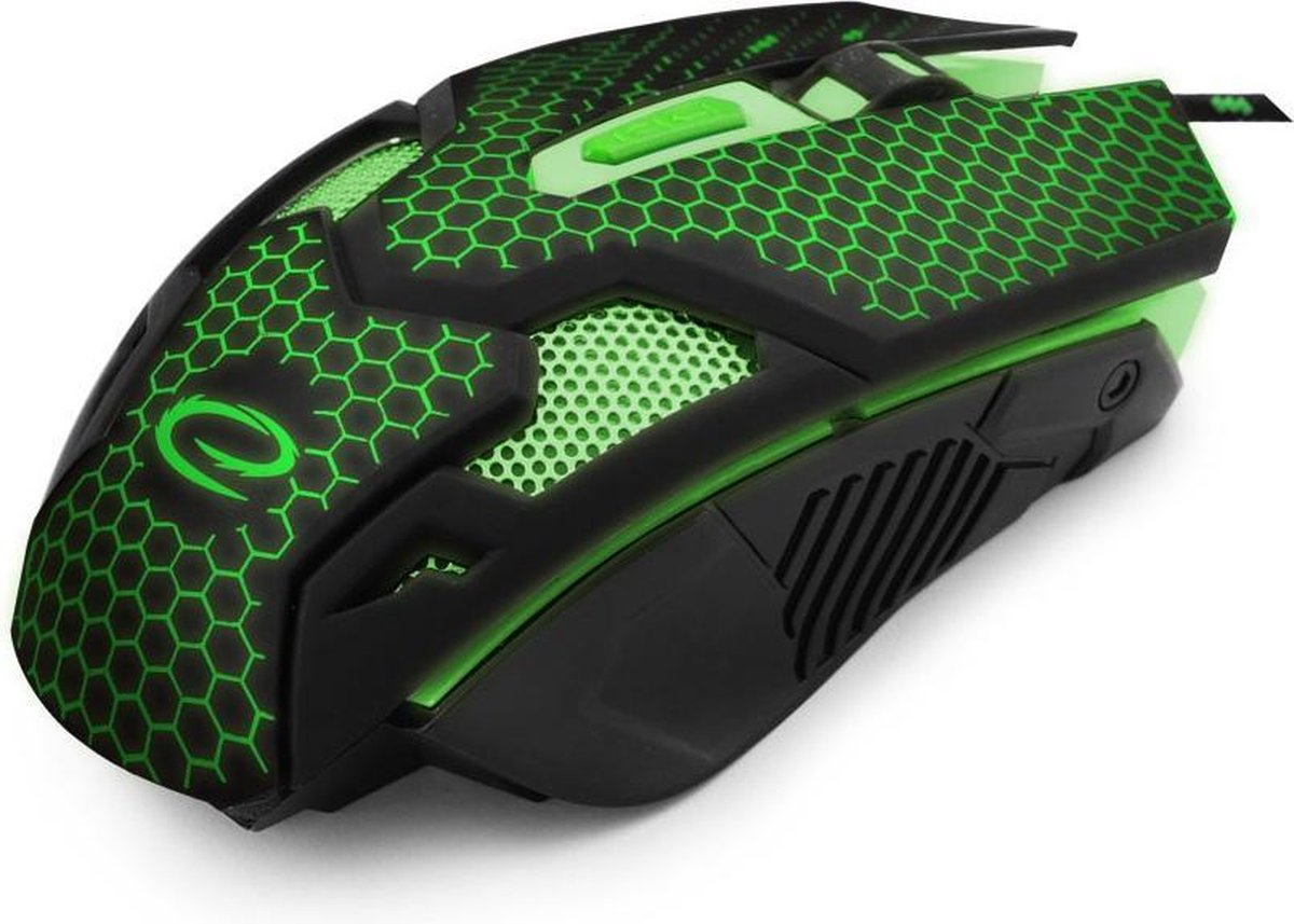Optische USB Game Muis 6D Cobra met LED - 2400 DPI