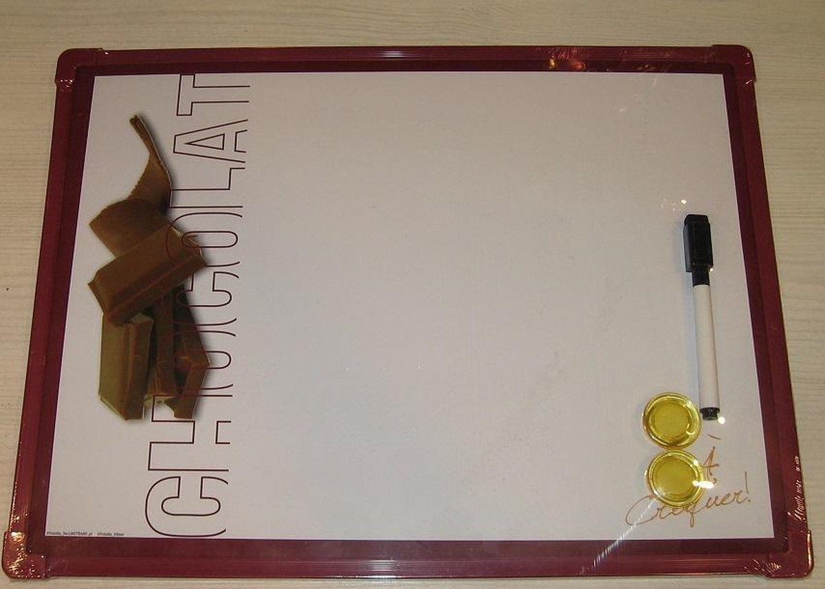 wandmemo chocolat 30x40cm