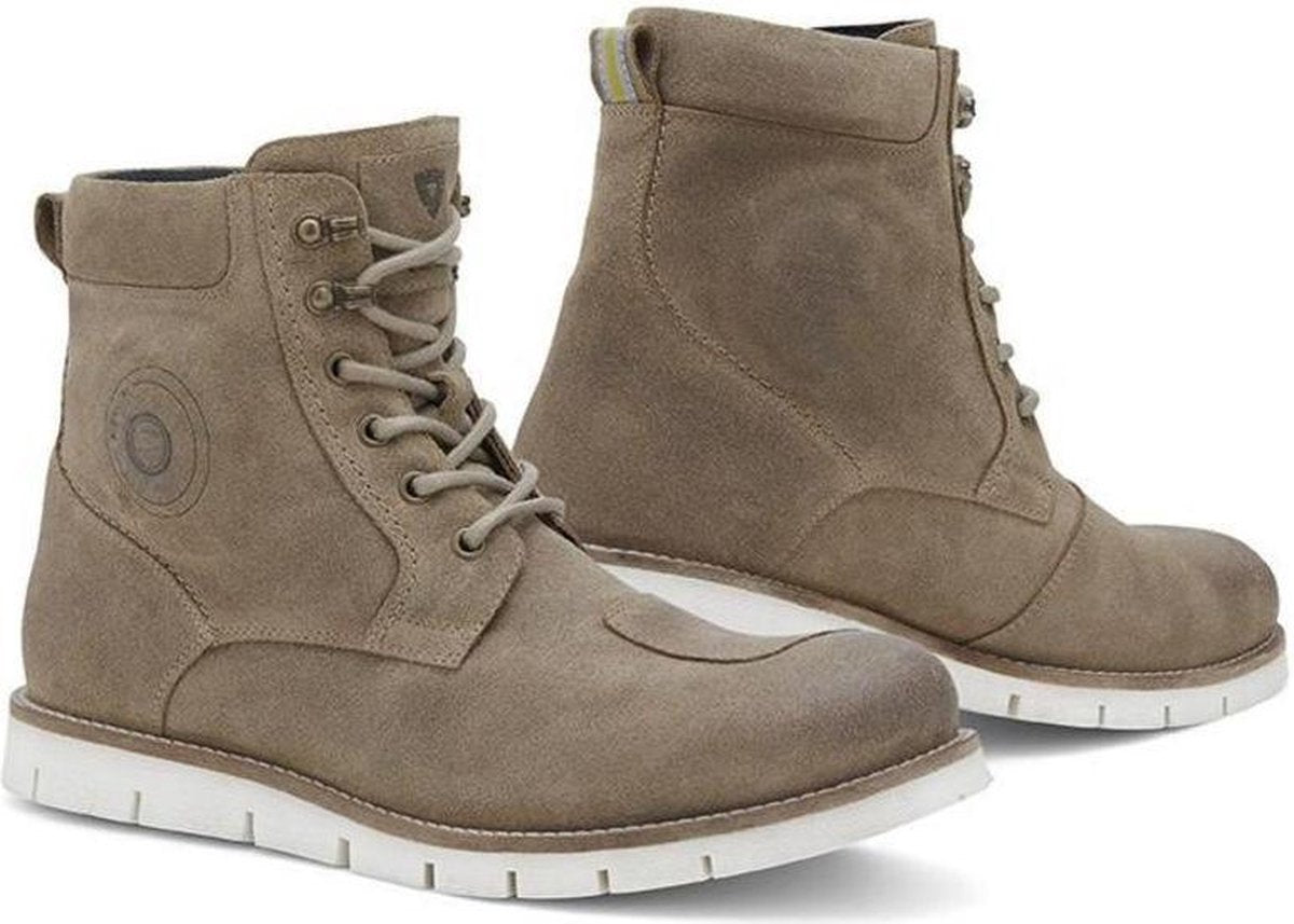 REV'IT! Ginza 2 Taupe White Motorcycle Shoes 45