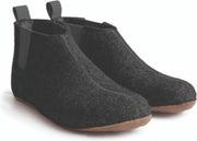 Haflinger Hygge Chelsea Boots Pantoffel Graphit - Maat 38 - 100% wolvilt - S34
