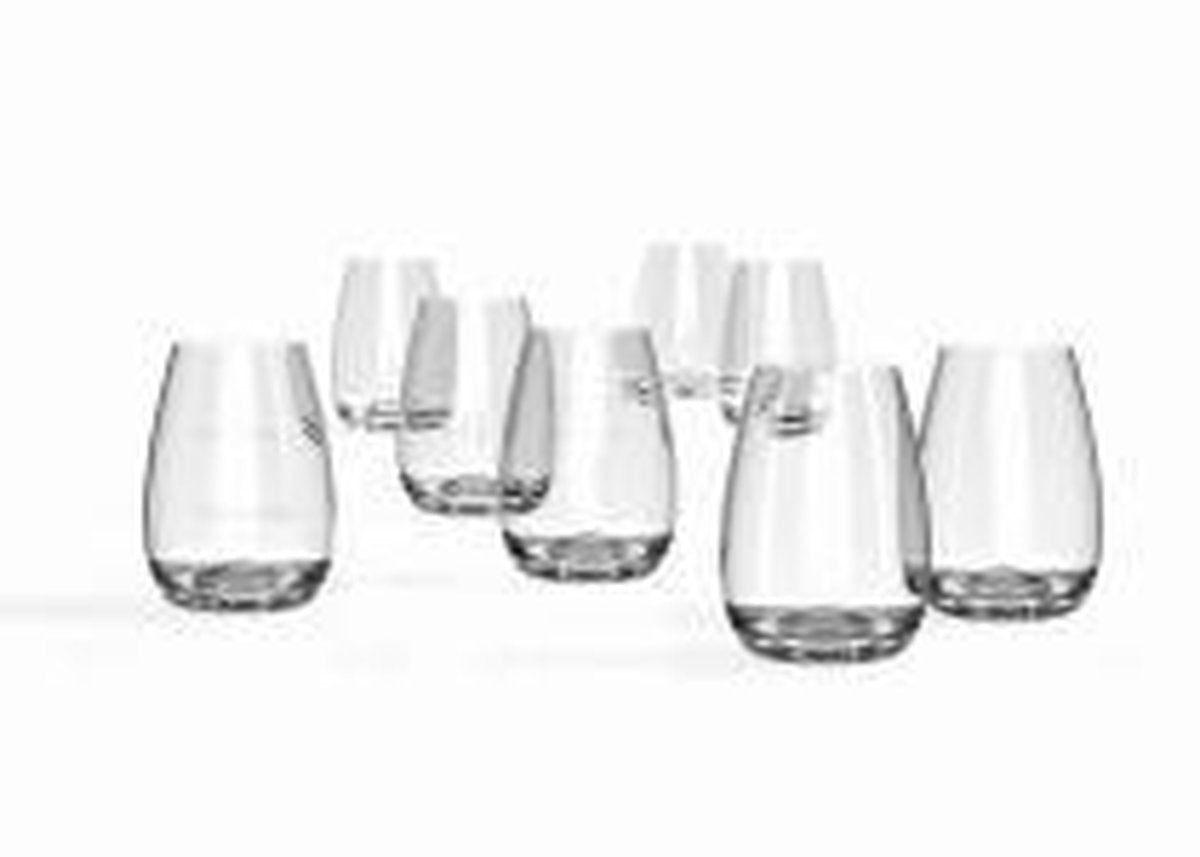 Salt&Pepper Wijnglazen zonder voet - 8 stuks