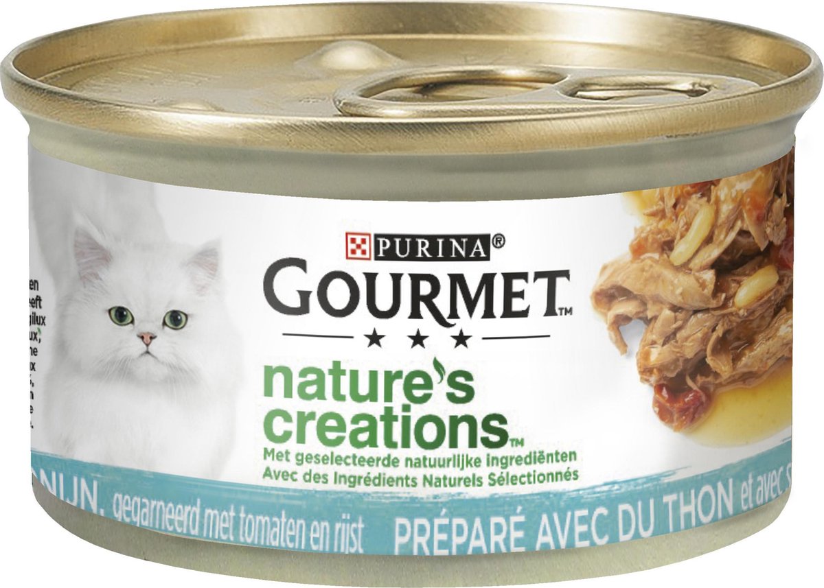Gourmet Nature's Creations Tonijn - Kattenvoer nat - 24 x 85 g