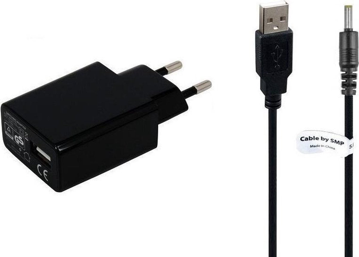 3A lader TUV gekeurd 1 m Oplaadkabel en oplader adapter met stekker. Past ook op Arnova 10