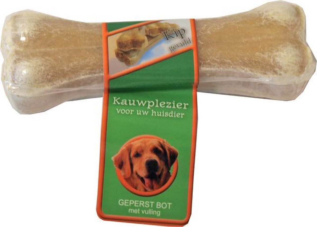 De Boon - Gevuld Been Kip (buffelhuid) - 20cm per 2 stuks