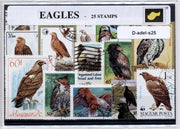 Adelaars/Arenden – Luxe postzegel pakket (A6 formaat) - collectie van 25 verschillende postzegels van adelaars/arenden – kan als ansichtkaart in een A6 envelop. Authentiek cadeau - kado - kaart - arend - vogel - roofvogels - roofvogel - arend