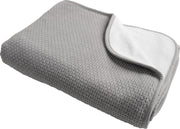 Briljant Baby Pique Winter Wiegdeken - 75/100 cm - Mid Grey