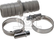 Europart Verbindingsstuk 19 x 22 mm met 2 slangklemmen