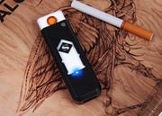 USB oplaadbare electrische aansteker - vlamloos - windproof