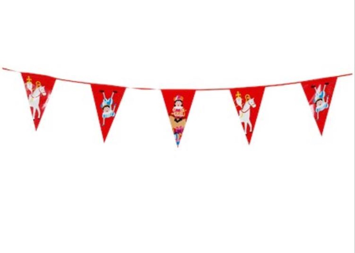 Sinterklaas vlaggen - Vlaggenlijn met 15 vlaggen