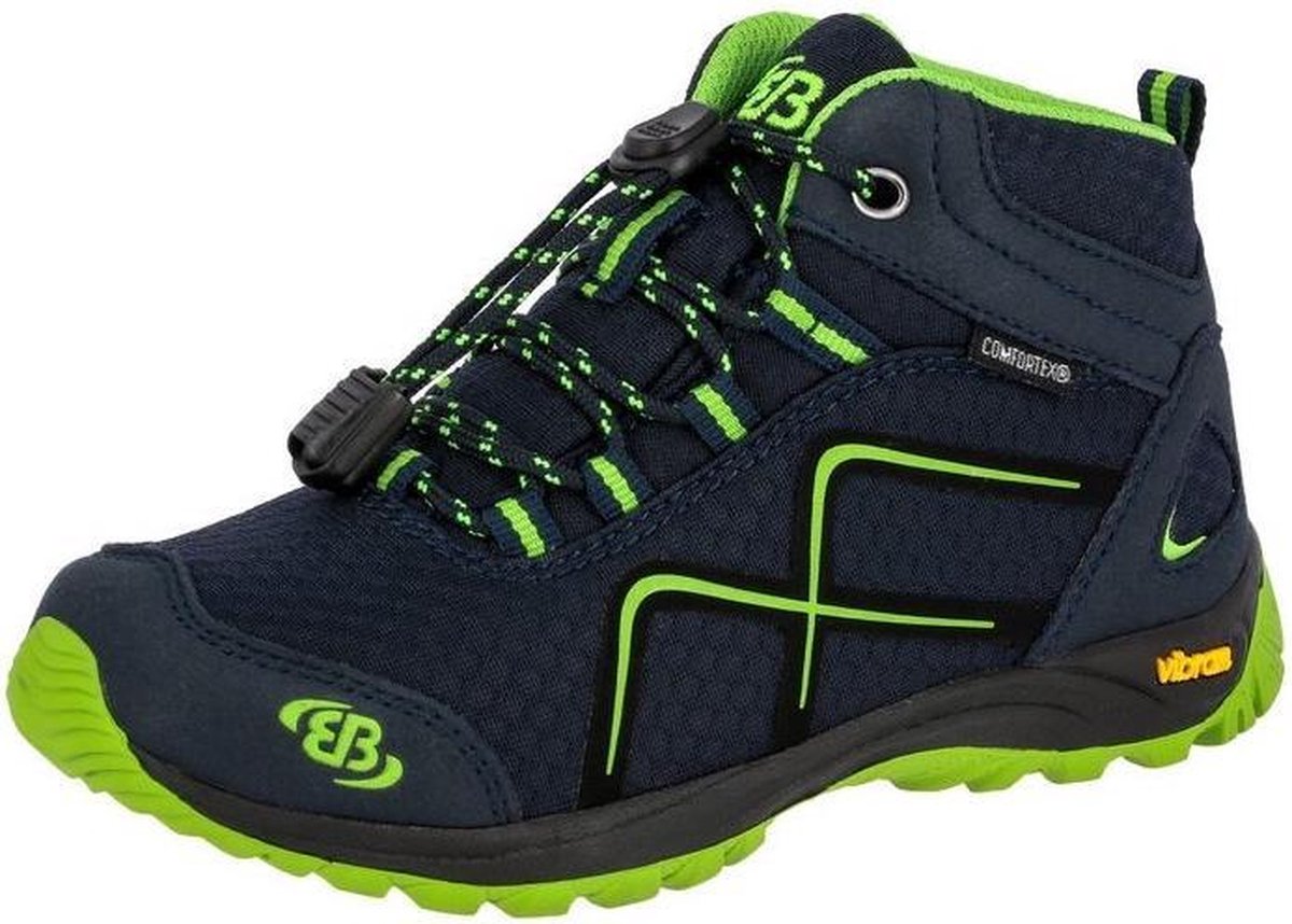 Brütting Wandelschoenen Guide Synthetisch Donkerblauw/groen Mt 34