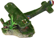 Aquarium decoratie Kozma Vliegtuig - Groen