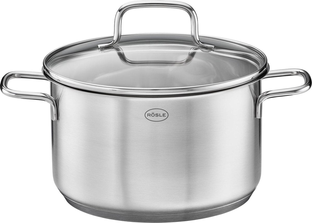 Rösle Kookpan Basic Line 2 Liter Rvs Zilver