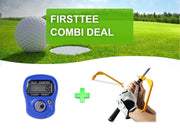 Firsttee - Combi DEAL - AANBIEDING - Digitale Scoreteller & Swing Guide - Verbeter je swing - Swingtrainer - Compact - Teller - Counter strike - Golf sport - Slagenteller - Golf accessoires - Golftrainingsmateriaal - Golf training - Cadeau - Golfset