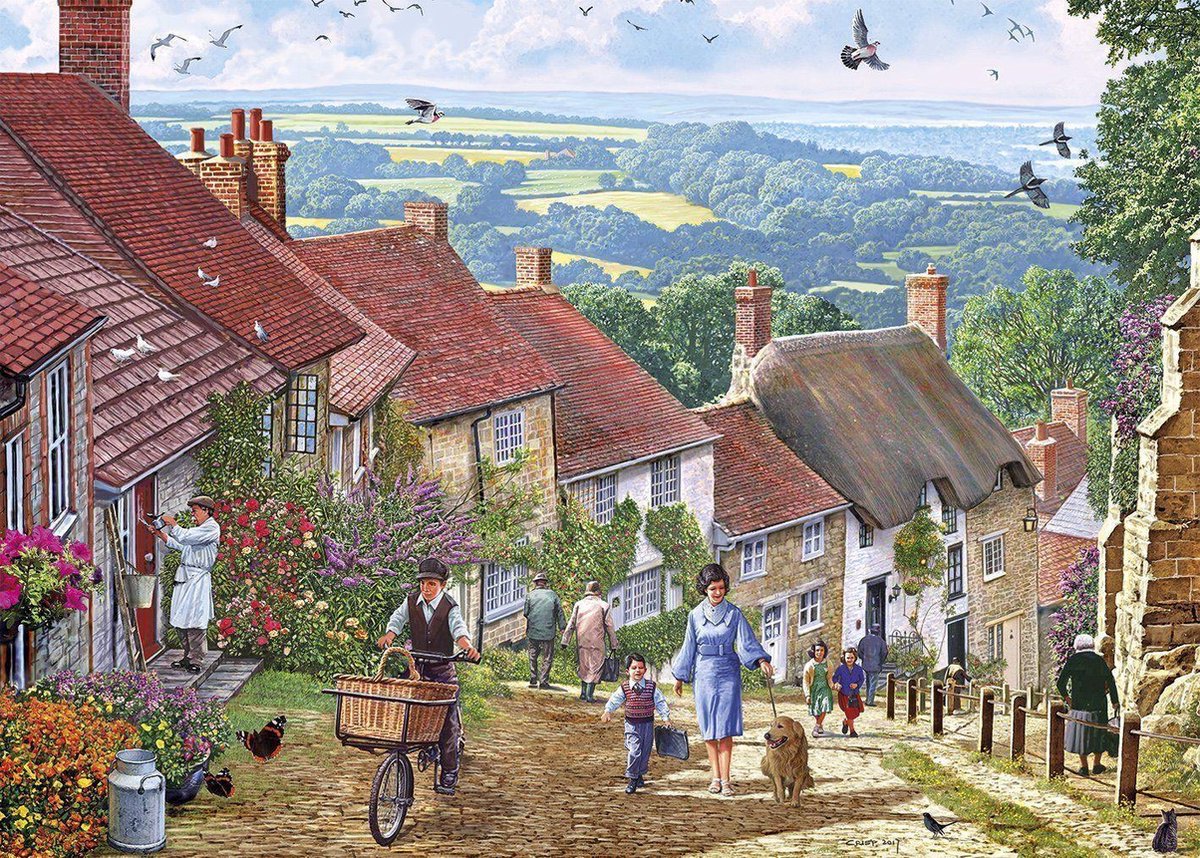Gibsons puzzel Gold Hill - 1000 stukjes