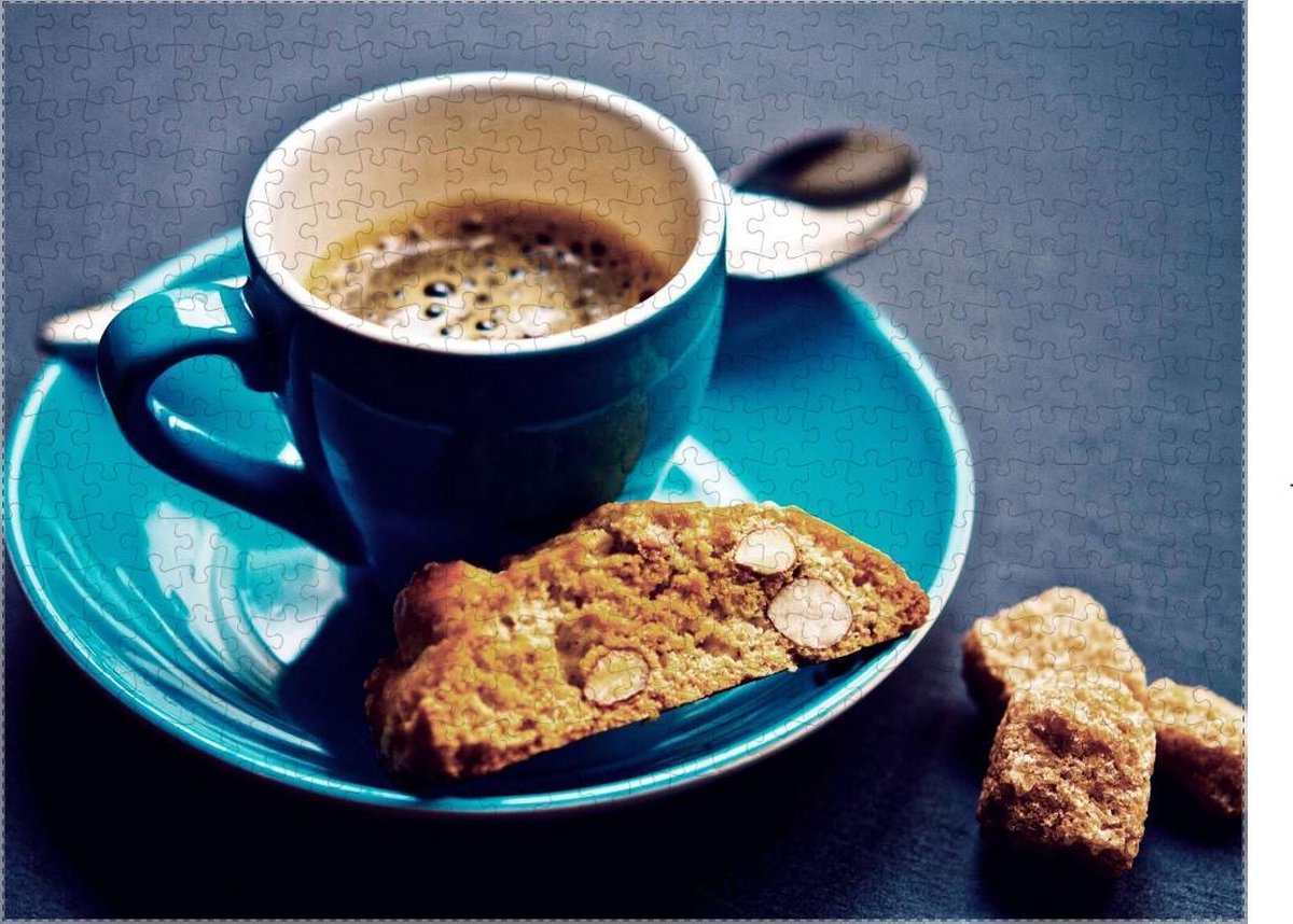 Koffie met koek puzzel 500 stukjes