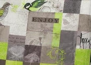 Tafelkleed 140x140 Enjoy lime