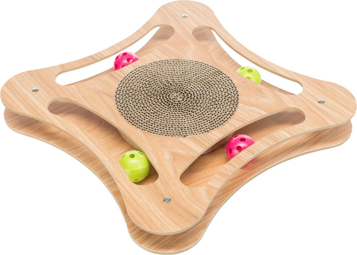 Krabkarton met Houten Frame Afmetingen: 35 × 4 × 35 cm Hoogte: 4 cm
