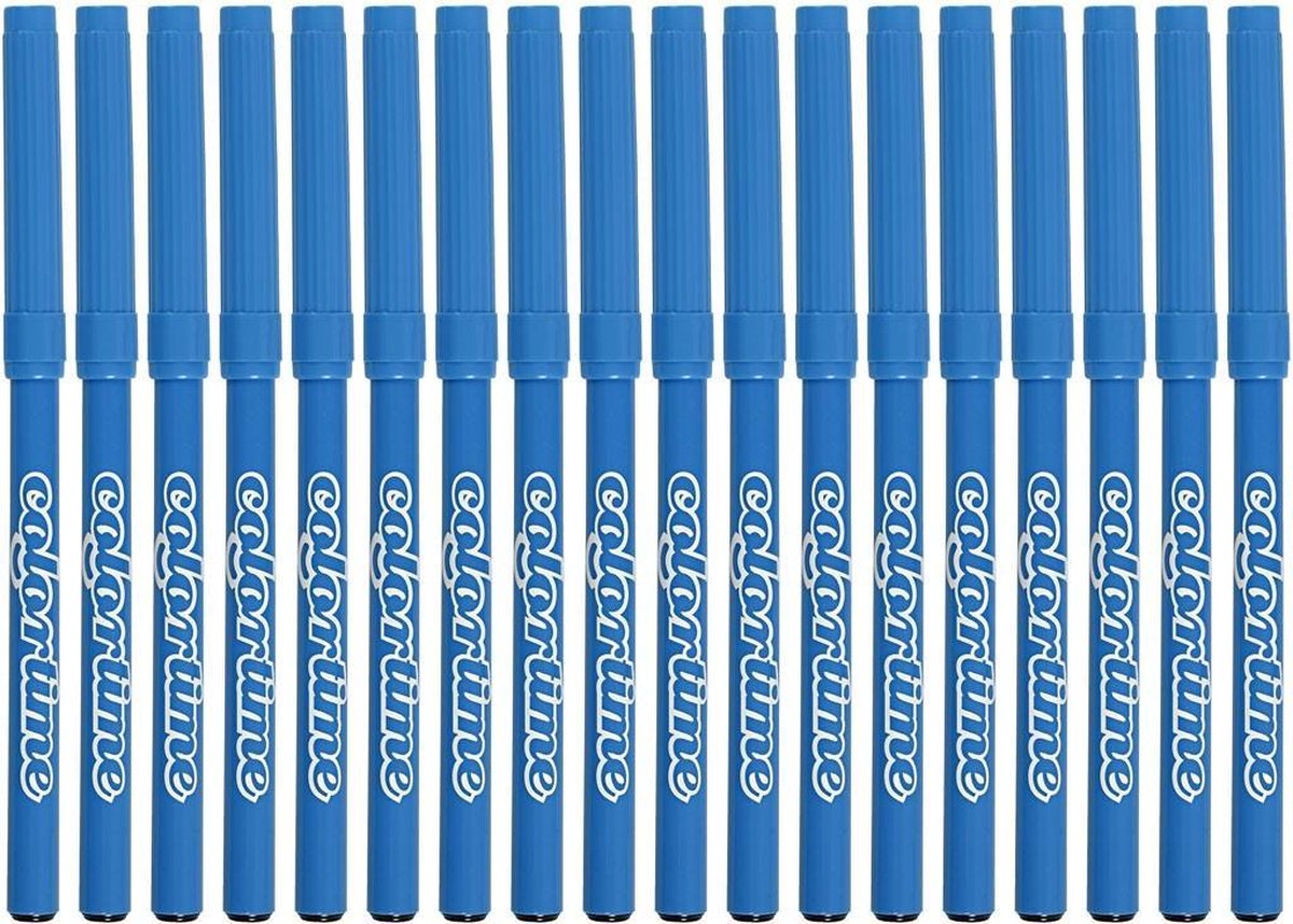 Colortime Stiften Lijndikte 2 Mm Lichtblauw 18 Stuks