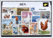 Hennen – Luxe postzegel pakket (A6 formaat) - collectie van verschillende postzegels van hennen – kan als ansichtkaart in een A6 envelop. Authentiek cadeau - kado - kaart - boerderij - kip - hen - hoender - hoenderachtigen - veren - boederijdieren
