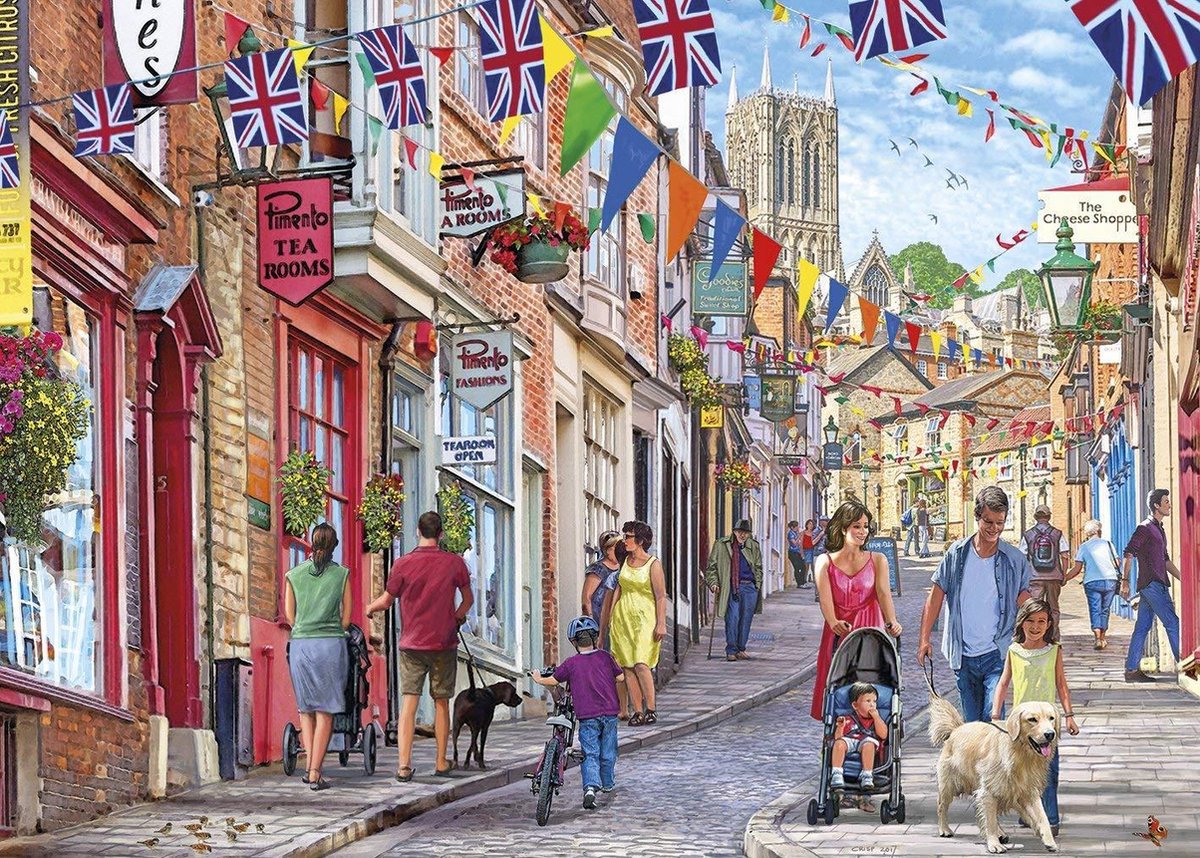 Gibsons puzzel Steep Hill - 1000 stukjes