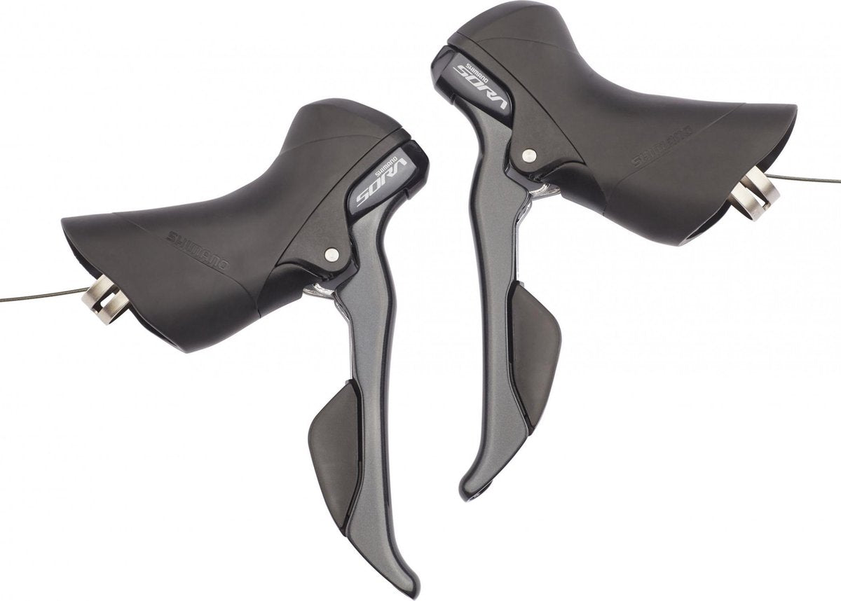 Verstellerset met remhendels Shimano Sora ST-R3000 2x9 speed - zwart