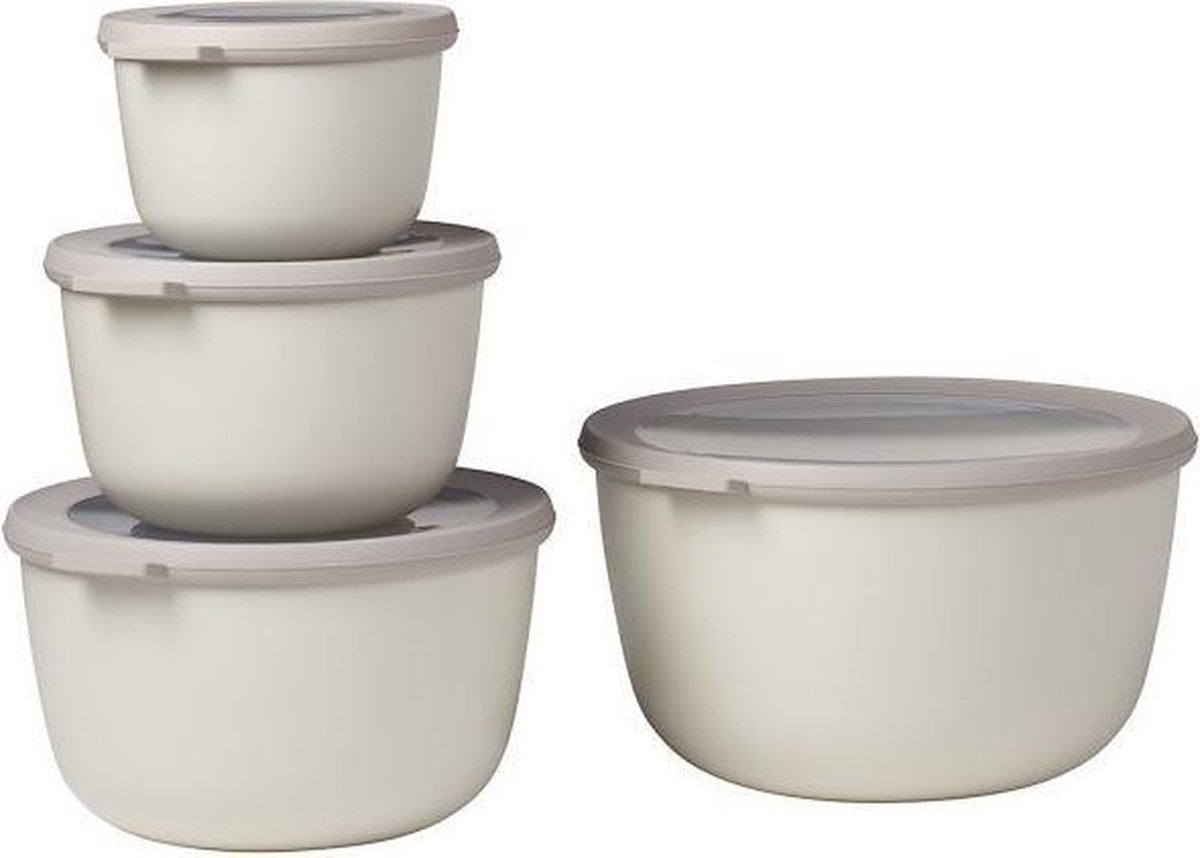 Mepal - Multikom Cirqula 4-delige set (500 + 1000 + 2000 + 3000 ml) - Mag in de vriezer