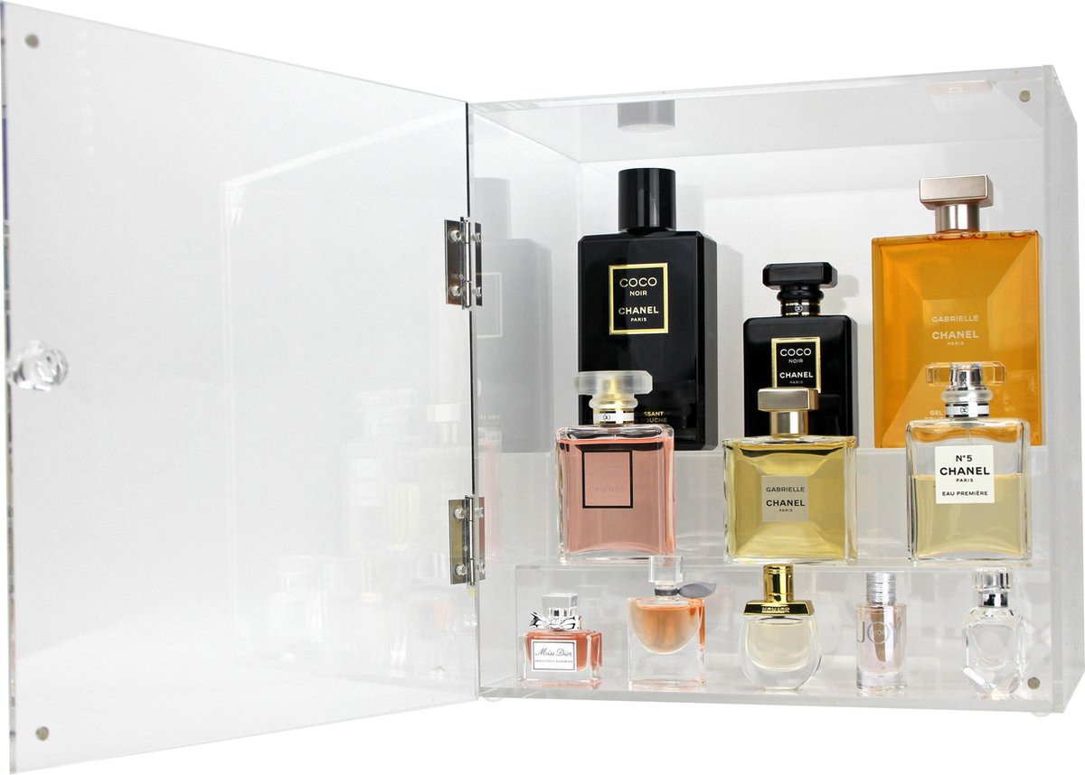 Cosmetica organizer Didi | Transparant | Parfum opbergen | Make-up Organiser | opbergdoos | Make up organizer | Beautybox | Vitrine boxje |Makeup organizer |Beauty organizer | Makeupbox | Storage box |Make-uporganizer | Parfumbox | Parfumorganizer