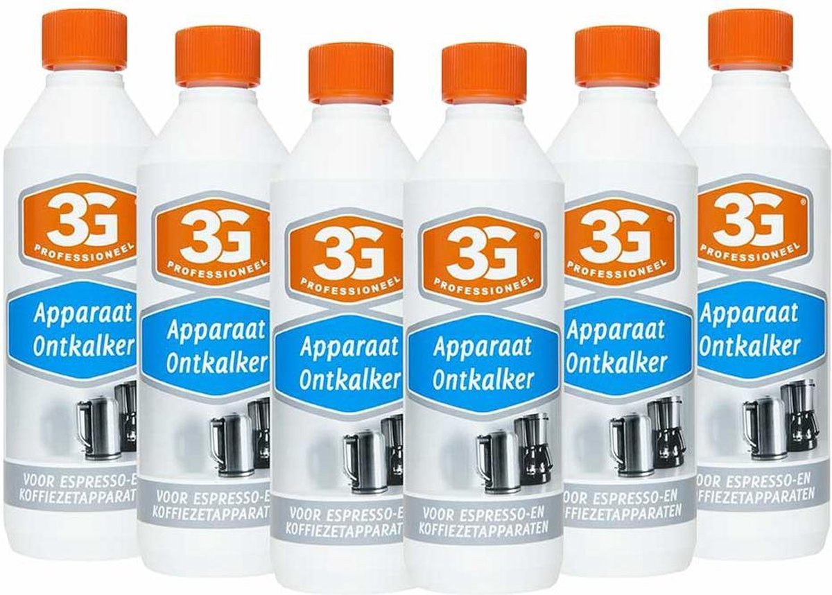6x 3G Professioneel Apparaten Ontkalker 500 ml