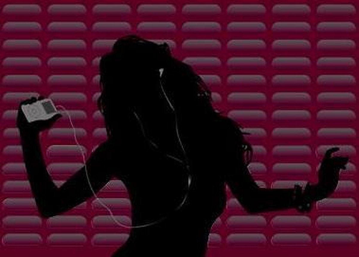 LED - T-shirt - Equalizer - Zwart - Pink Lady - XS