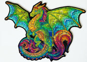 Legpuzzel draak 040 A4 | houten puzzel | 150 stukjes | dierenpuzzel| meer dan 50 verschillende modellen