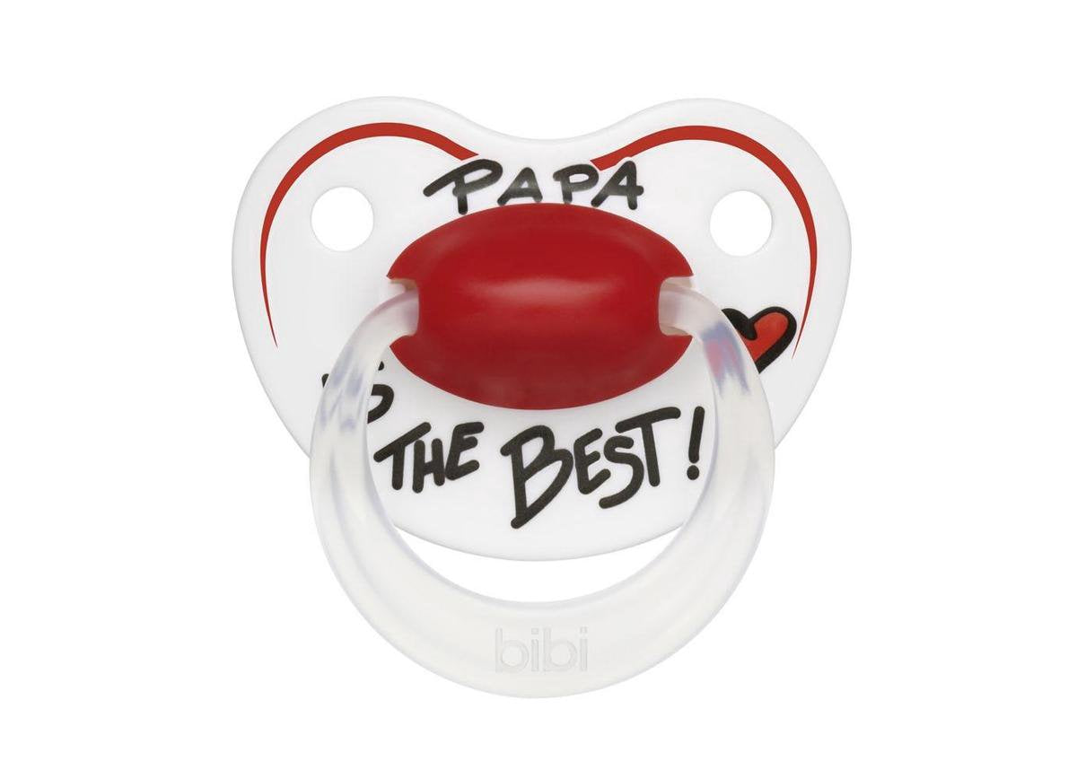 Bibi Happiness fopspeen - Papa is the Best - 0-6 mnd