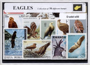 Adelaars/Arenden – Luxe postzegel pakket (A6 formaat) - collectie van 50 verschillende postzegels van adelaars/arenden – kan als ansichtkaart in een A6 envelop. Authentiek cadeau - kado - kaart - arend - vogel - roofvogels - roofvogel - arend