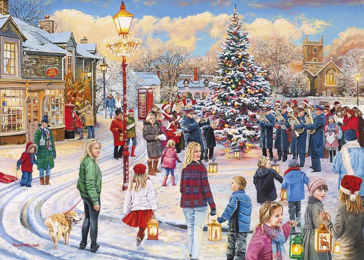Gibsons puzzel Christmas Chorus - 1000 stukjes