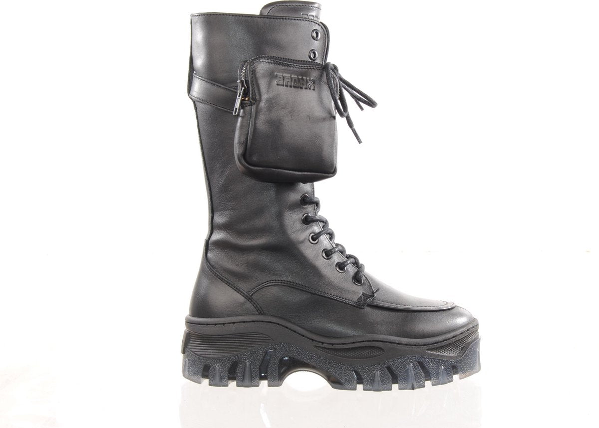 BRONX stoere dameslaars "Jaxstar HI" - zwart - maat 36