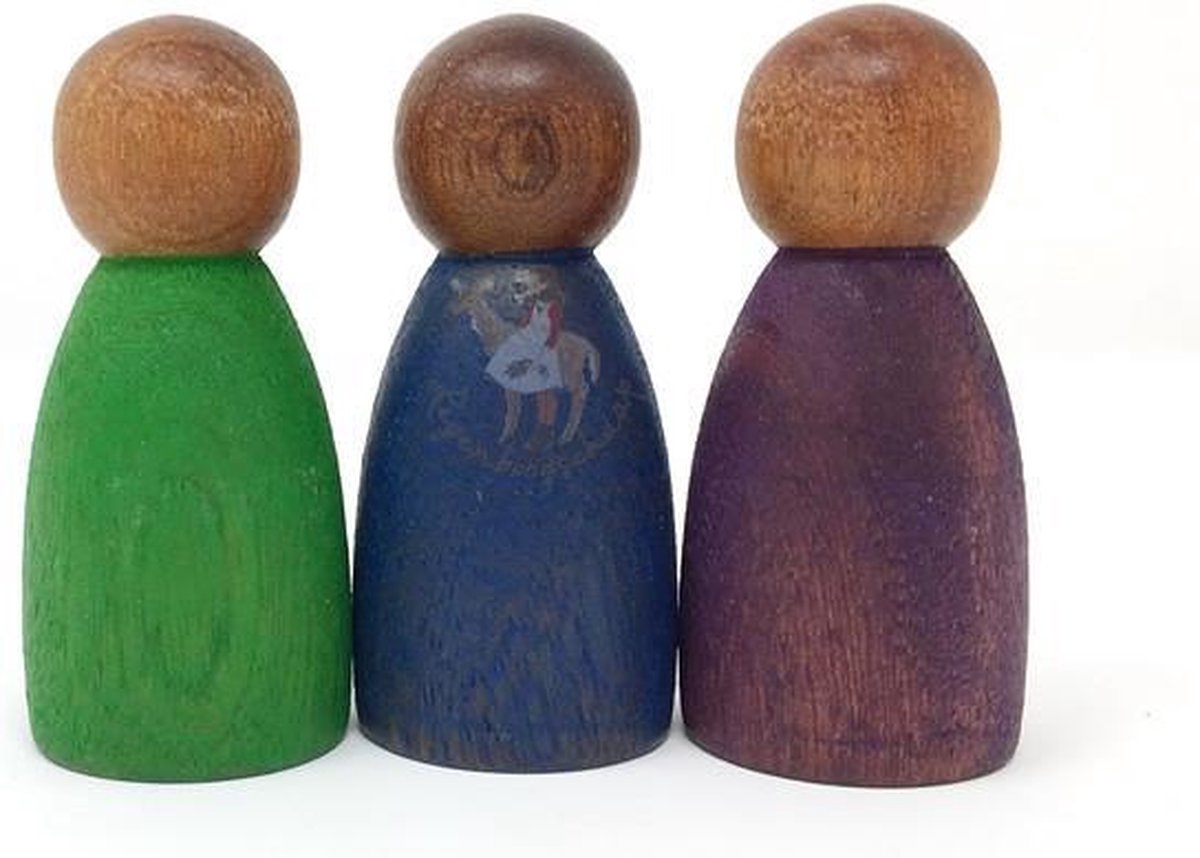 Grapat Houten Speelgoed 3 x Koud Donkere Nins