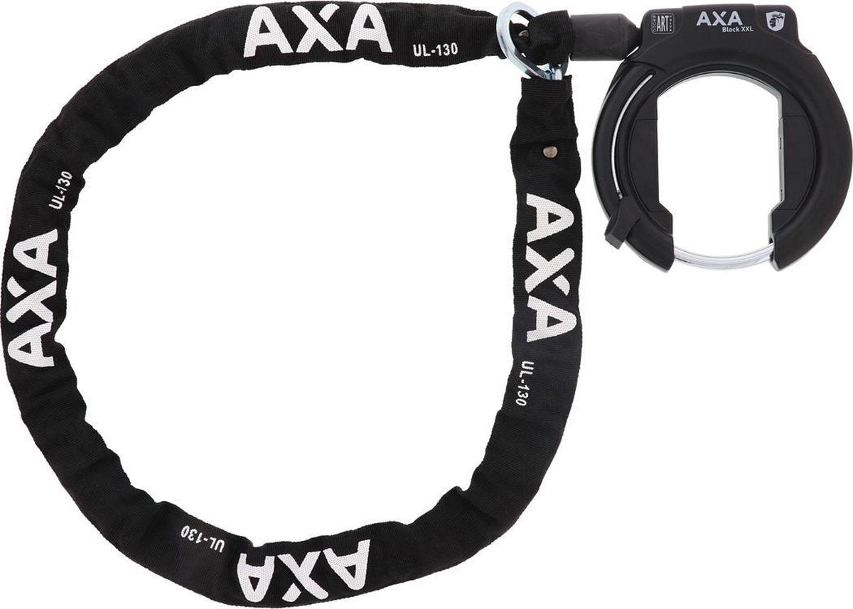 AXA Block XXL Ringslot Zwart + AXA ULC Insteekketting 130 cm 5