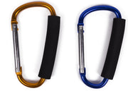 Benson Karabijnhaken Set met Soft Grip - 7 x 120 mm. - 2 Stuks