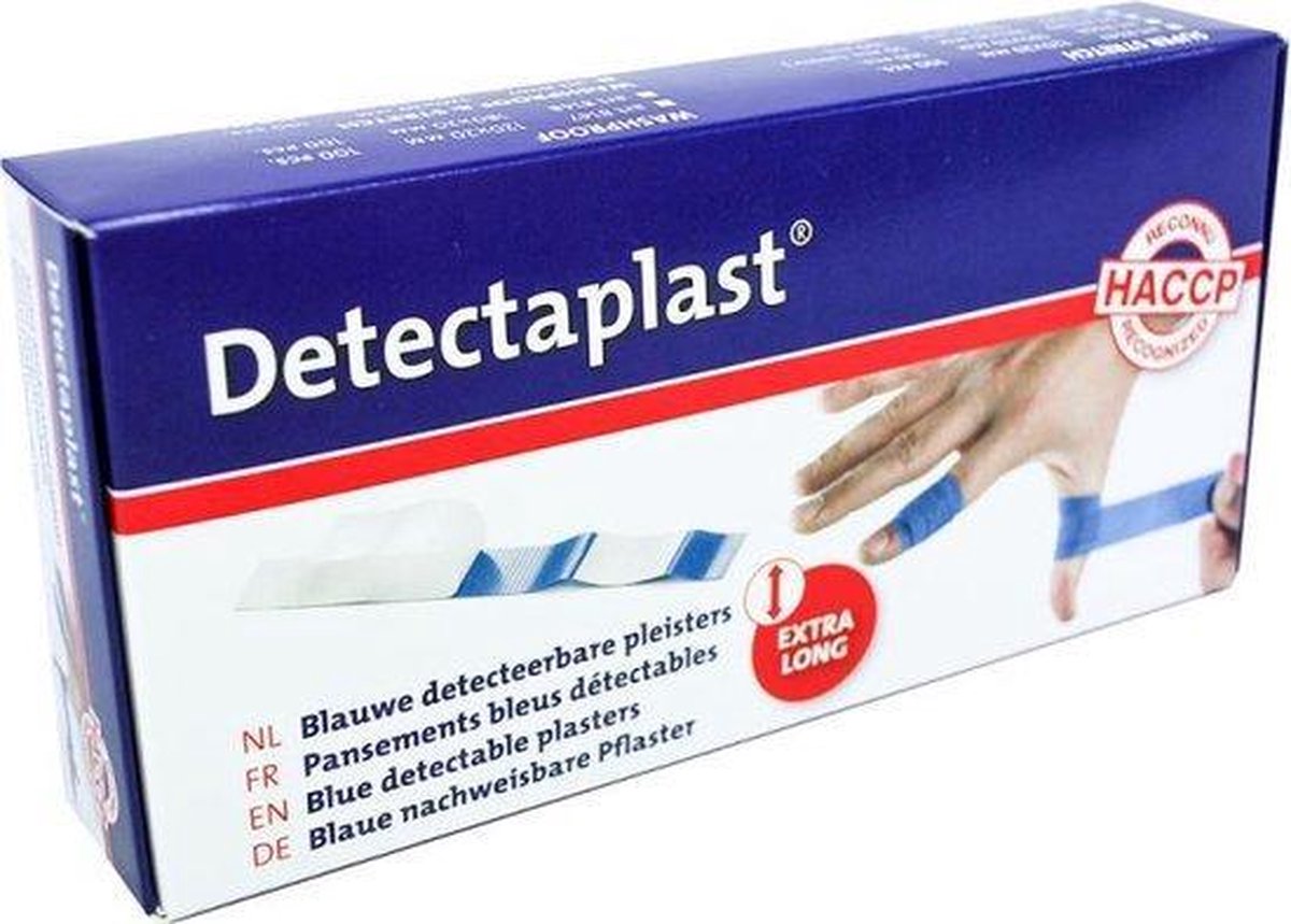 Detectaplast PE pleister 20x180mm