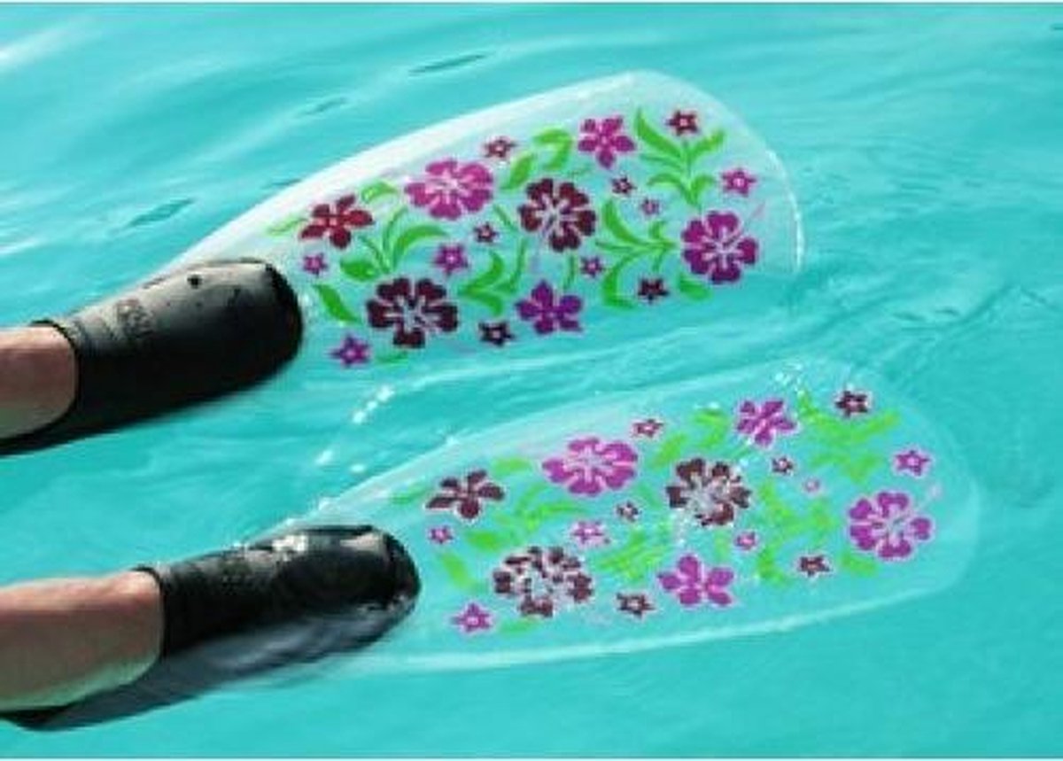 Funkyfin Hibiscus snorkelvinnen medium  41-42