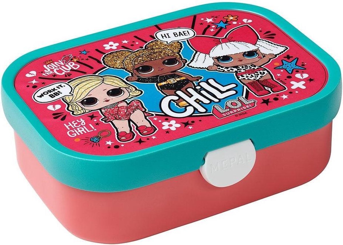 Lunchbox - LOL Surprise - Mepal - In cadeauverpakking met gekleurd lint