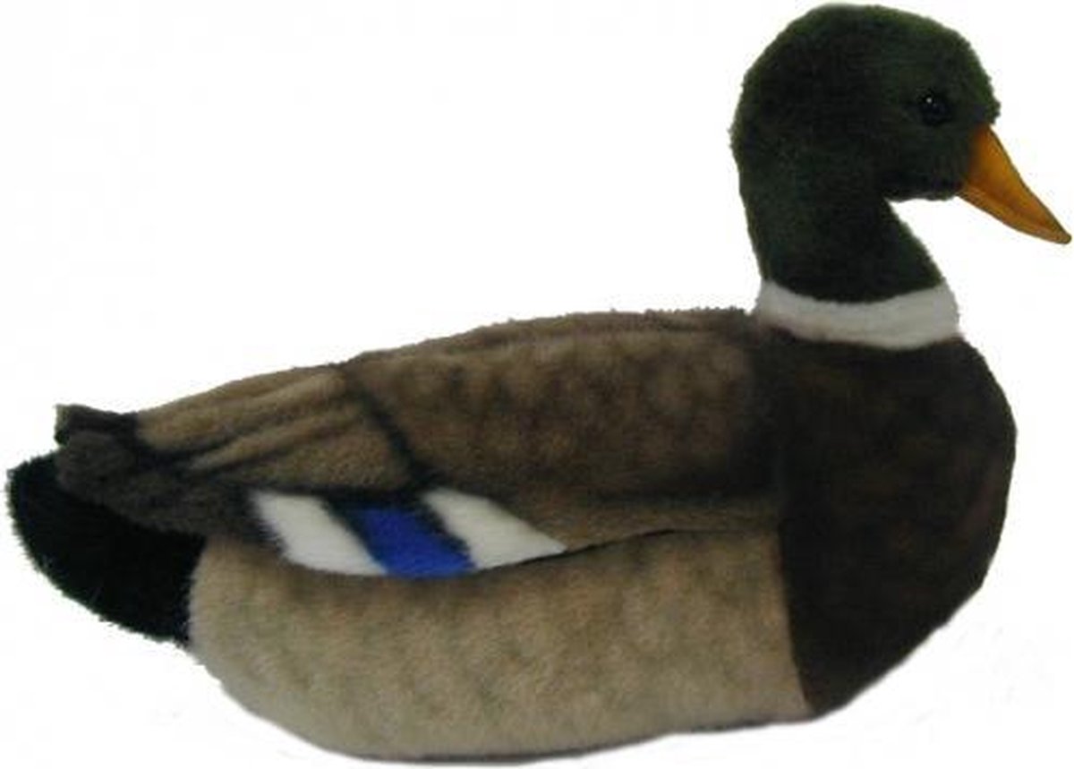 Pluche wilde eend knuffel 34 cm
