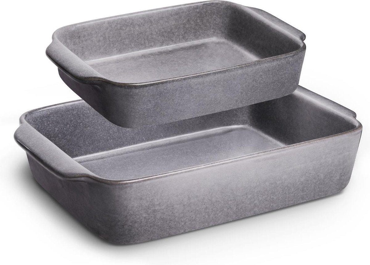 Ovenschaal Misty Cliff - Set 2-delig Ovenschotels
