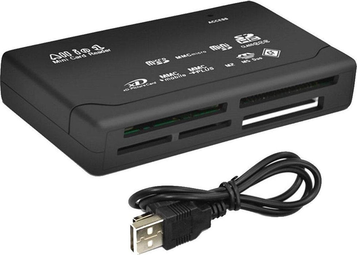 Handige alles-in-één card reader - USB cardreader - SD card