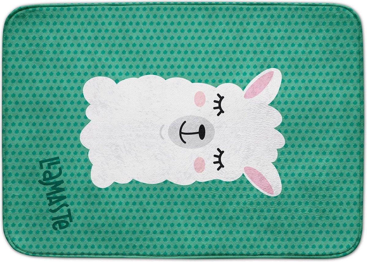Achoka Speelkleed Lama Decomat 100 X 150 Cm Groen