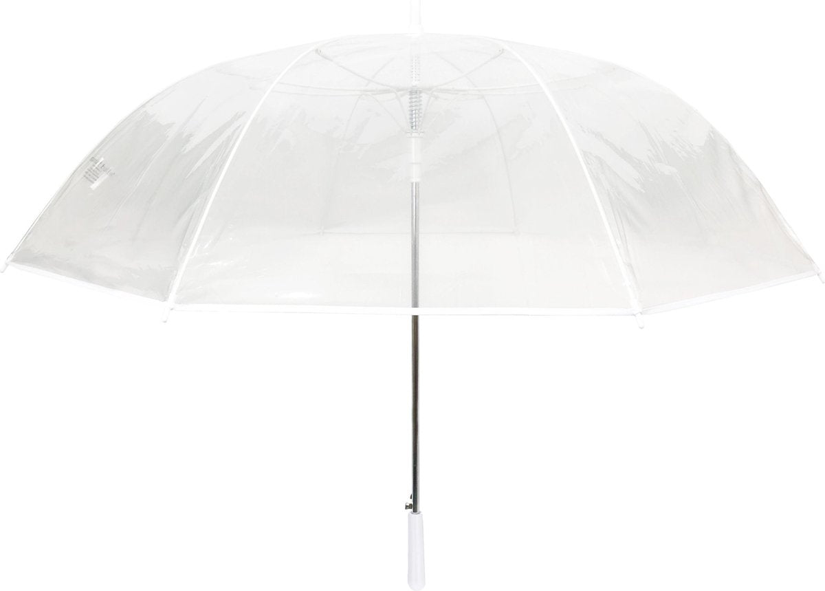 Smati Golf  Stormparaplu - Transparent - Auto Open - ø 124 cm - Golf   Wit