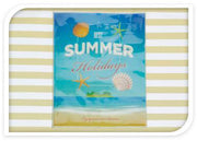 Strandtas best summer holidays geel
