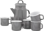 Set van 1 Theekan met 6 Mokken