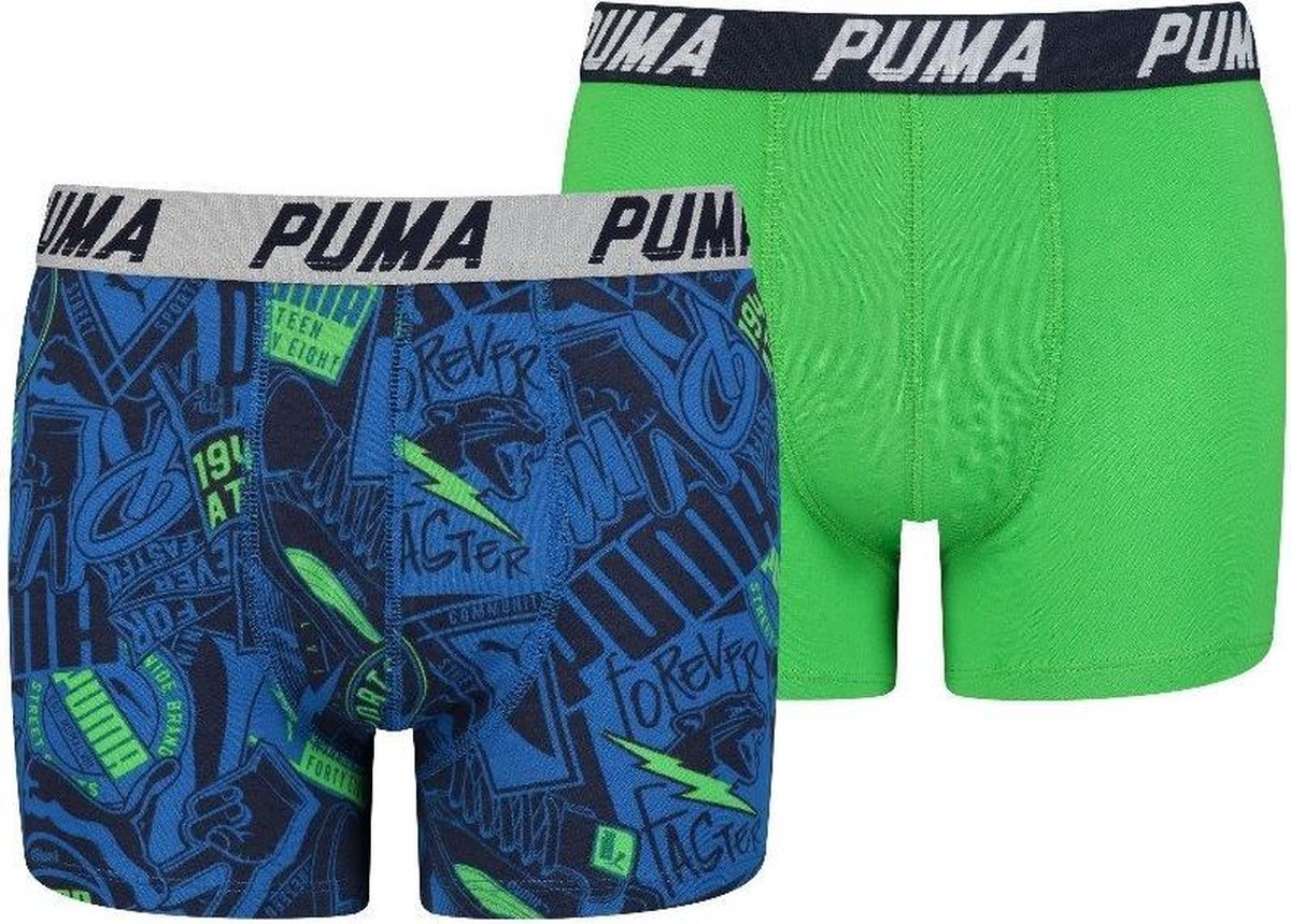 jongens 2-pack cartoon blauw & groen