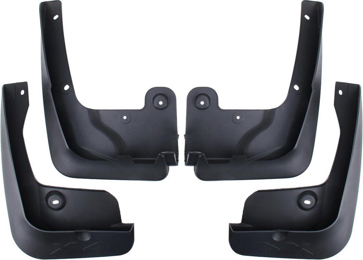 4 STUKS Auto Auto Semi-rigide PVC Spatlappen Spatborden Spatbordbescherming voor BMW X4M